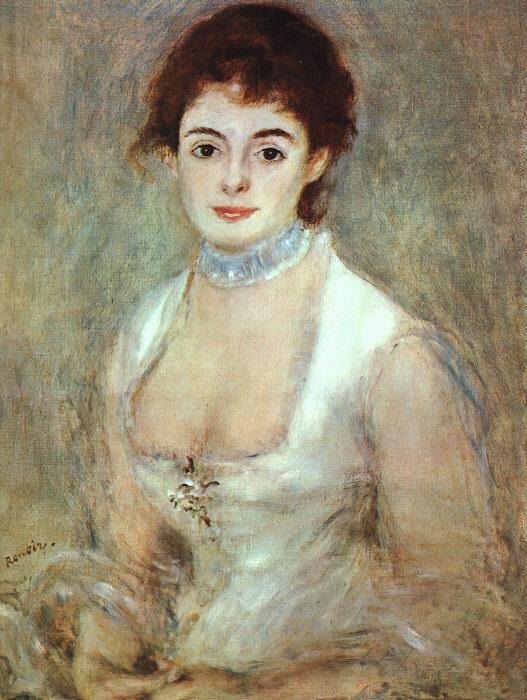 Pierre Renoir Portrait of Madame Henriot